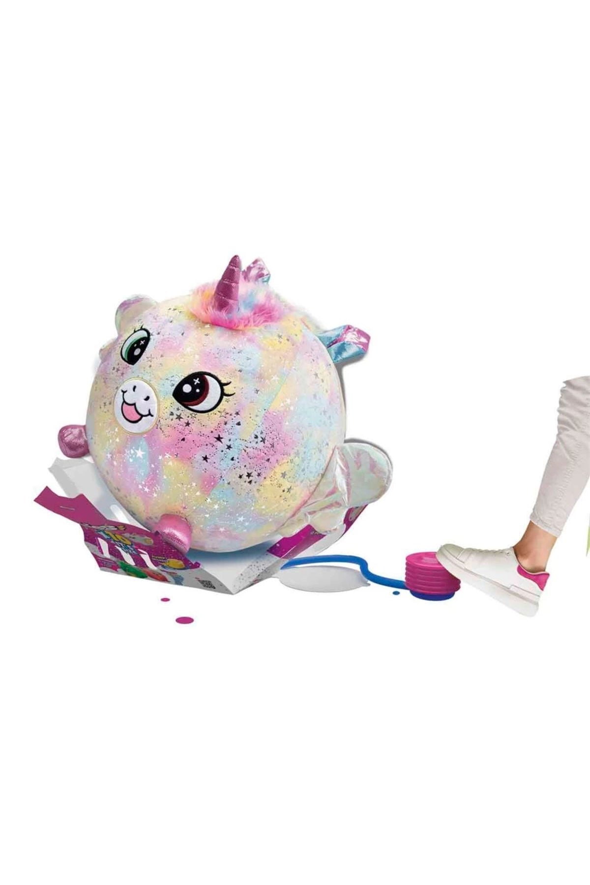 Biggies Şişme Peluş XXL Unicorn Shiny Corns S2
