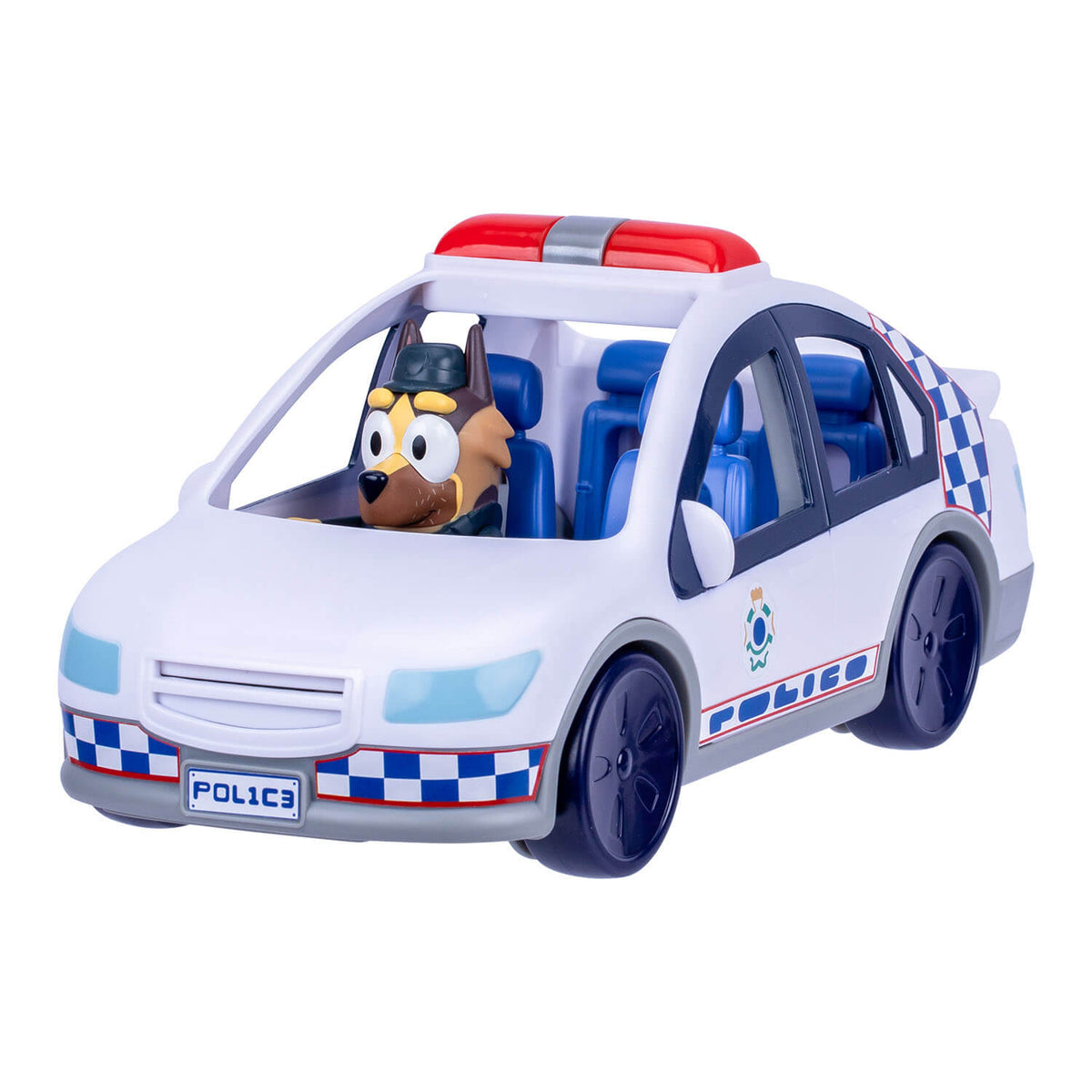 Bluey Figürlü Sesli ve Işıklı Polis Arabası