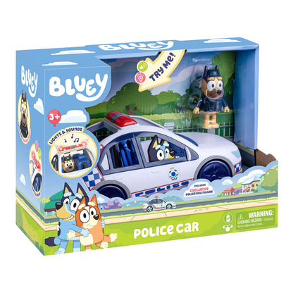 Bluey Figürlü Sesli ve Işıklı Polis Arabası