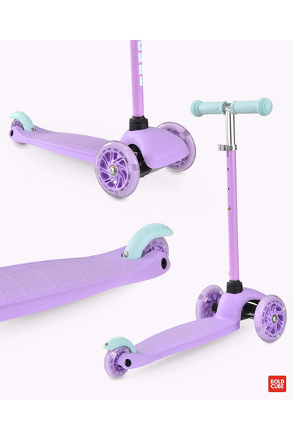 BOLDCUBE Teeny 3T LED Işıklı Scooter Lila