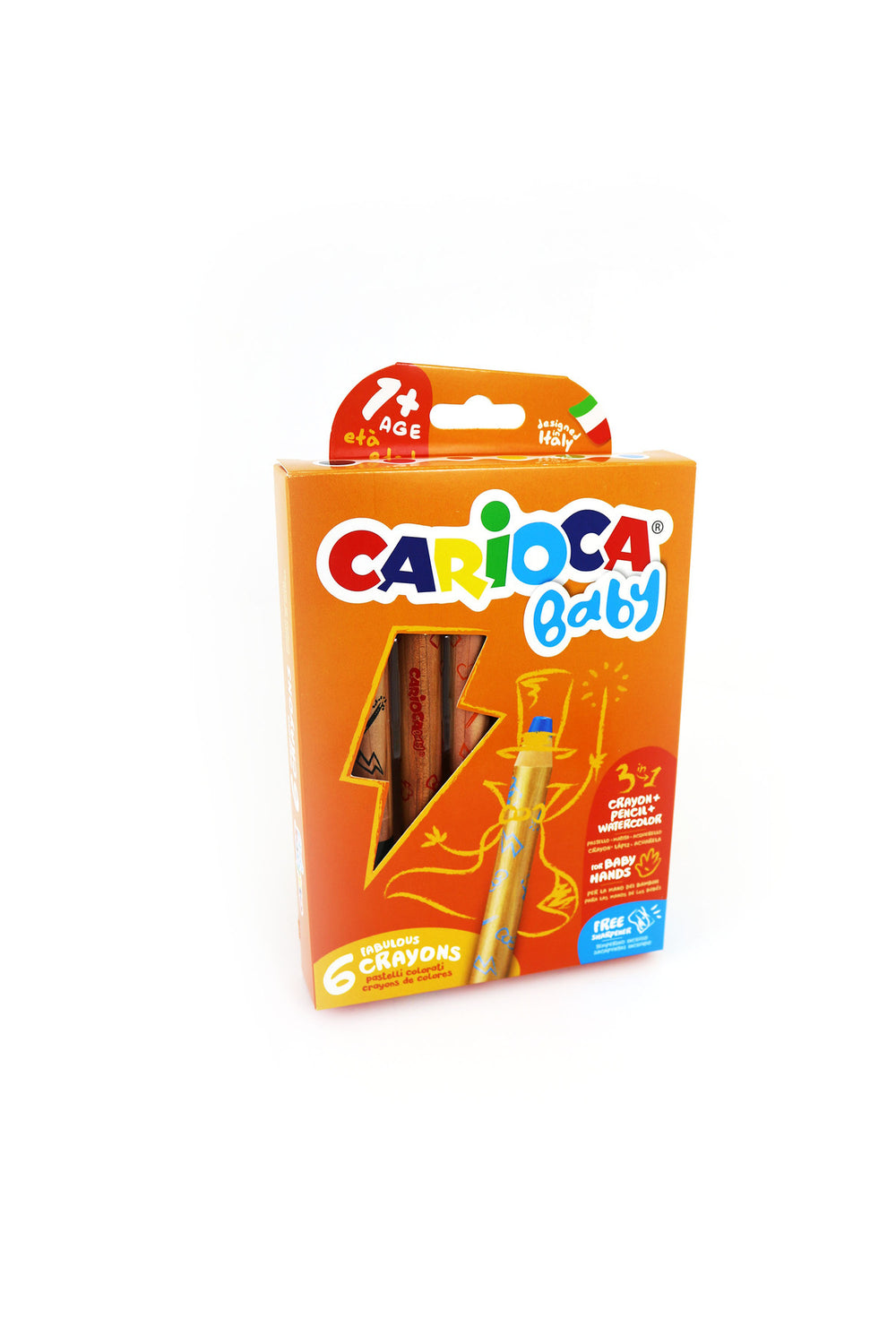 Carioca Baby Jumbo Kuru Boya Kalemi 6lı
