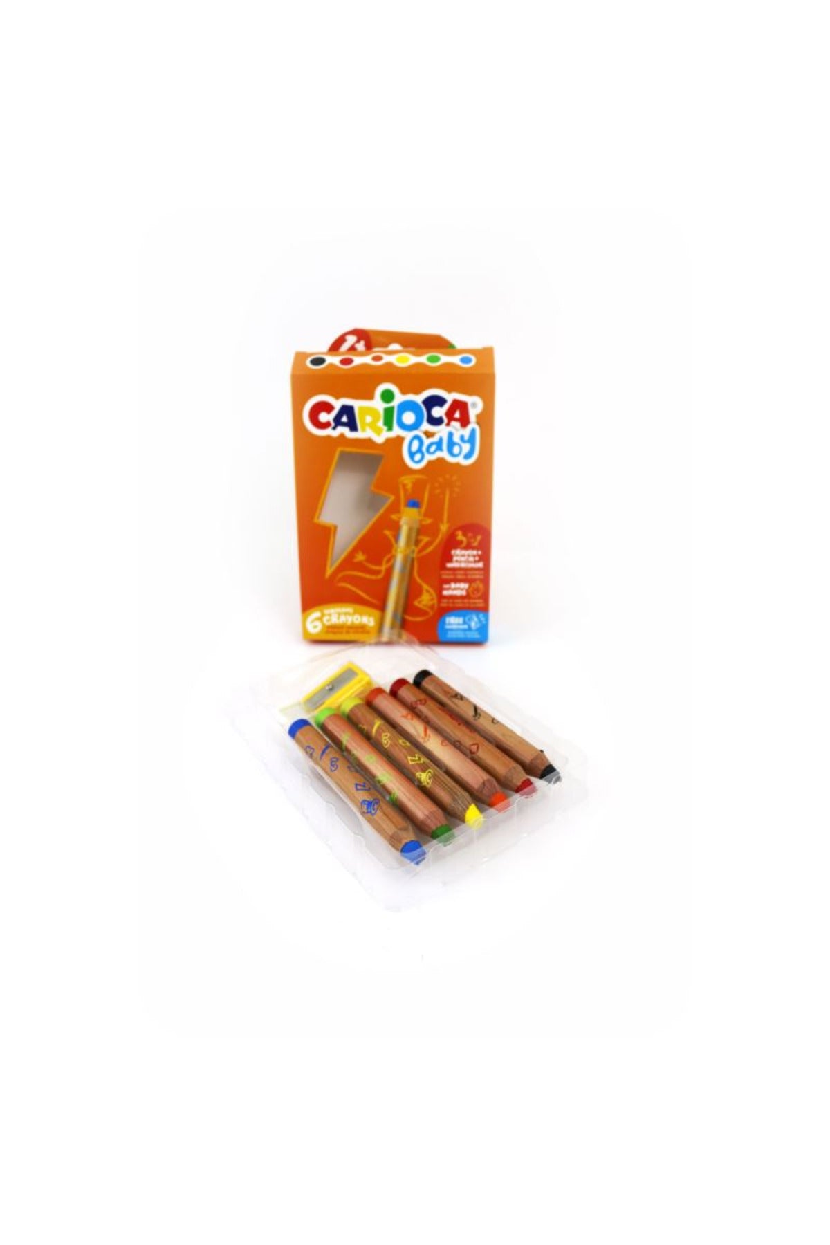 Carioca Baby Jumbo Kuru Boya Kalemi 6lı