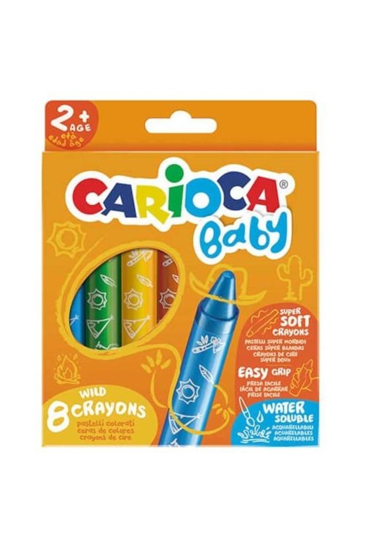 Carioca Baby Jumbo Pastel Boya 8li