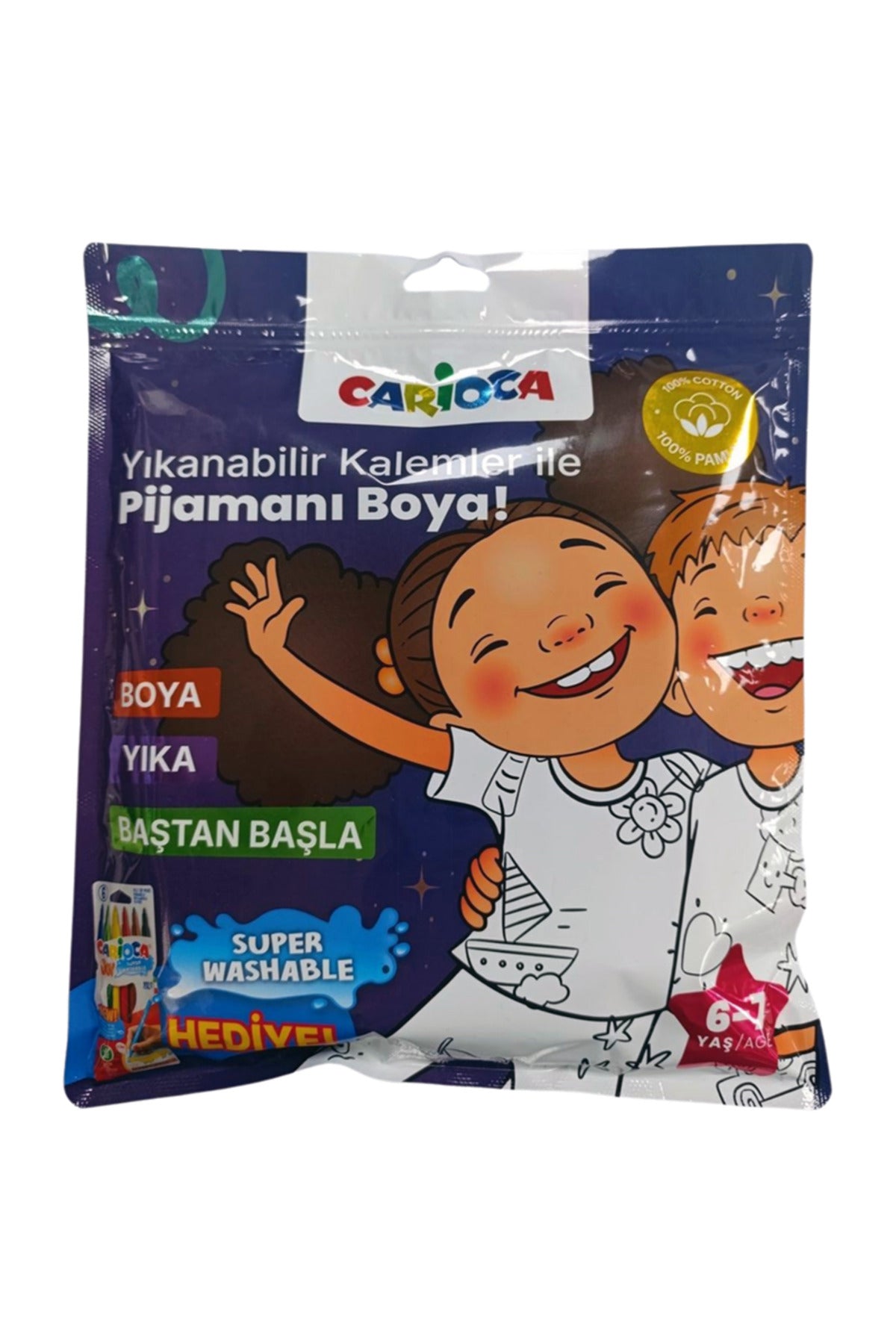 Carioca Boyanabilir Pijama 6-7 Yaş