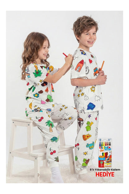 Carioca Boyanabilir Pijama 6-7 Yaş