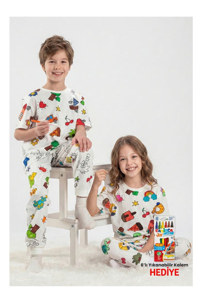 Carioca Boyanabilir Pijama 6-7 Yaş