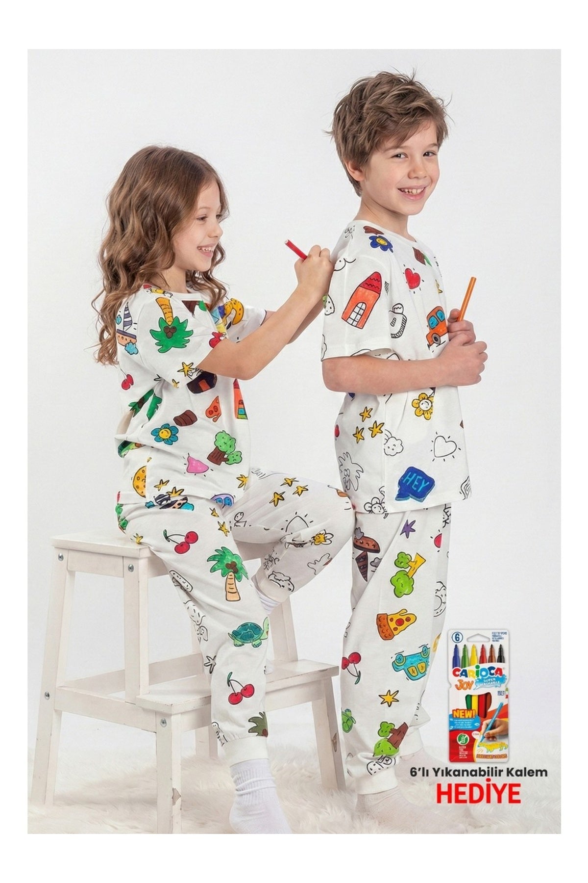 Carioca Boyanabilir Pijama 6-7 Yaş