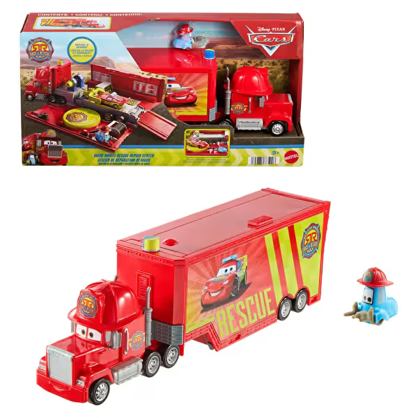 Cars Mack Mobil Oyun Kurtarma ve Tamir Oyun Seti JMT58
