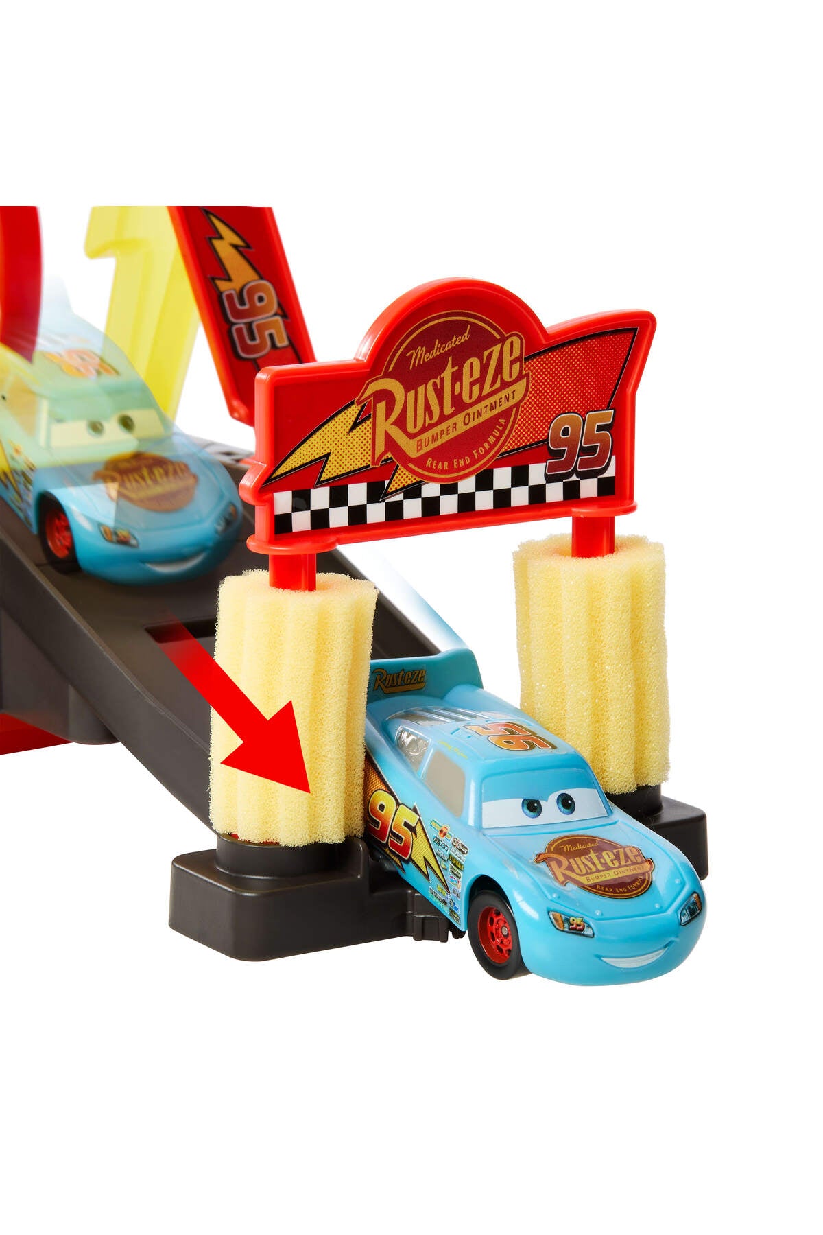 Cars Renk Değiştiren Mcqueen ile Yıkama Oyun Seti
