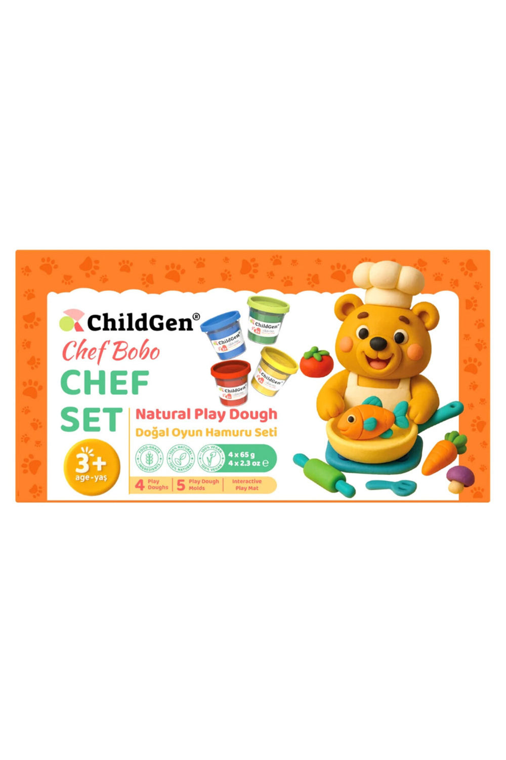 Childgen Sevimli Patiler Chef Oyun Hamuru Seti