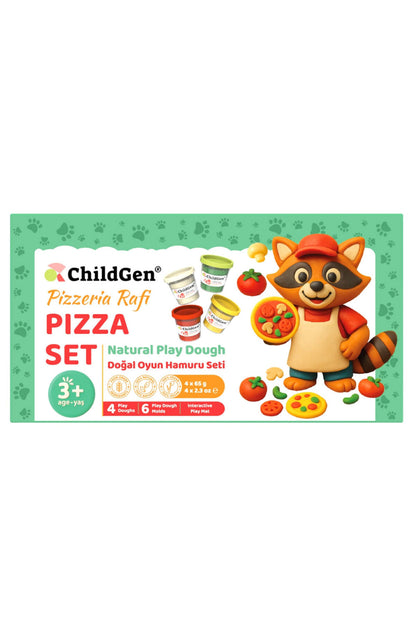 Childgen Sevimli Patiler Pizza Oyun Hamuru Seti