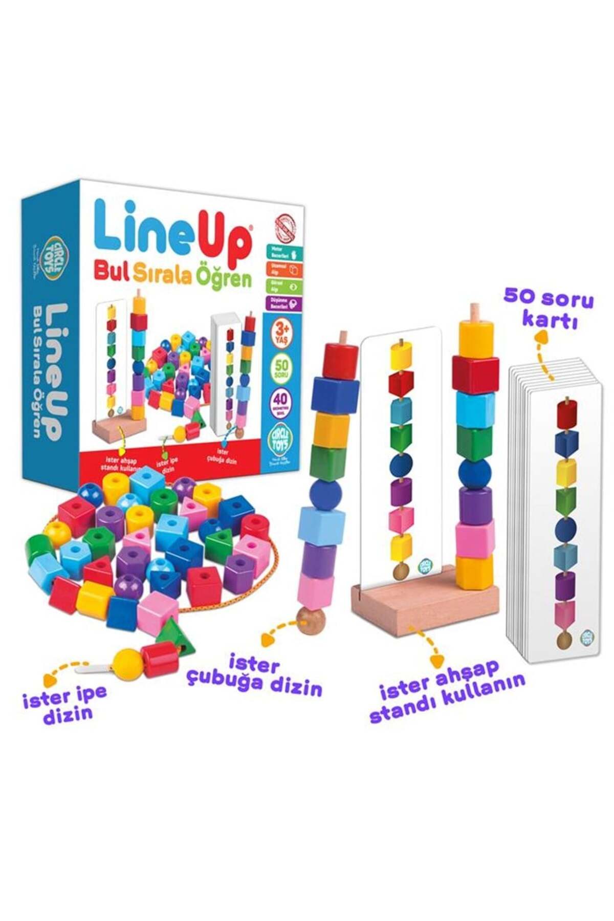 Circle Toys Bul Sırala Öğren Line Up
