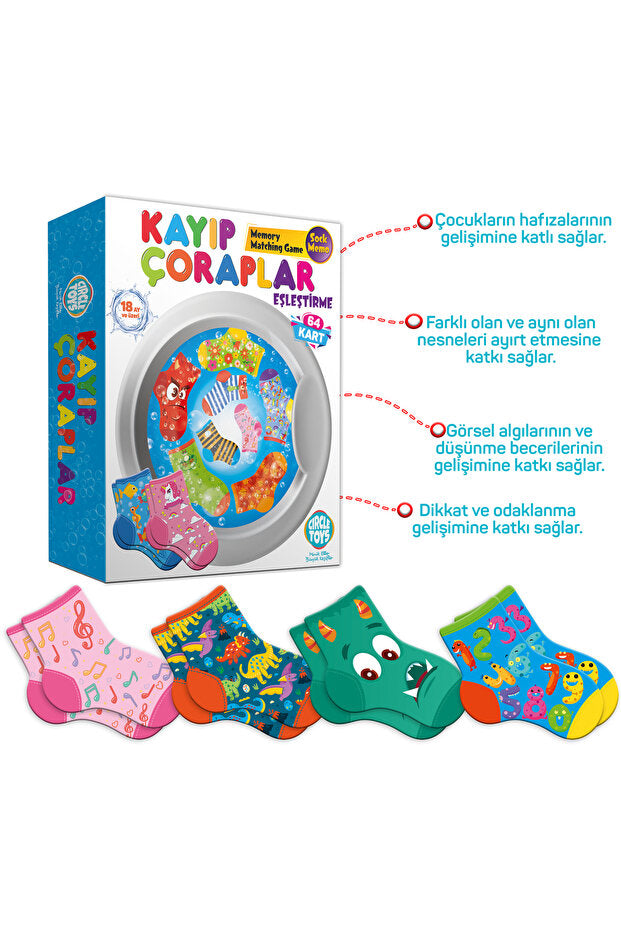 Circle Toys Kayıp Çoraplar Eşleştirme Oyunu
