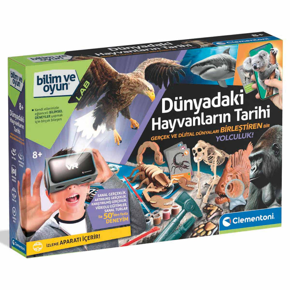 Clementoni Bilim ve Oyun Dünya Hayvanları Tarihi