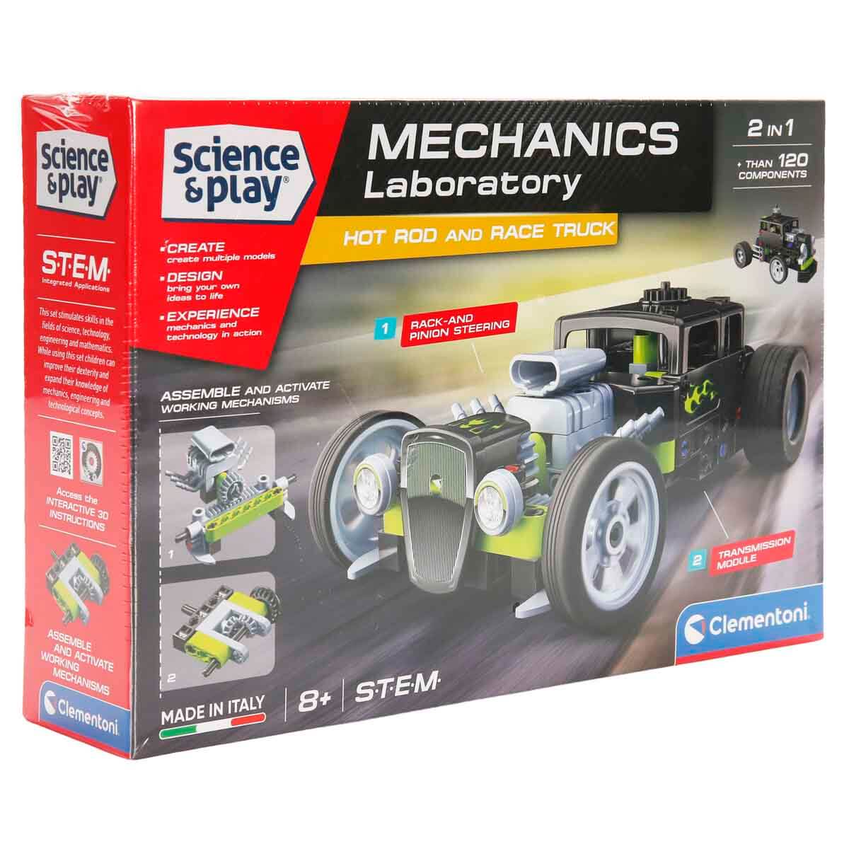 Clementoni Mekanik Laboratuvarı Hot Rod Race Truck