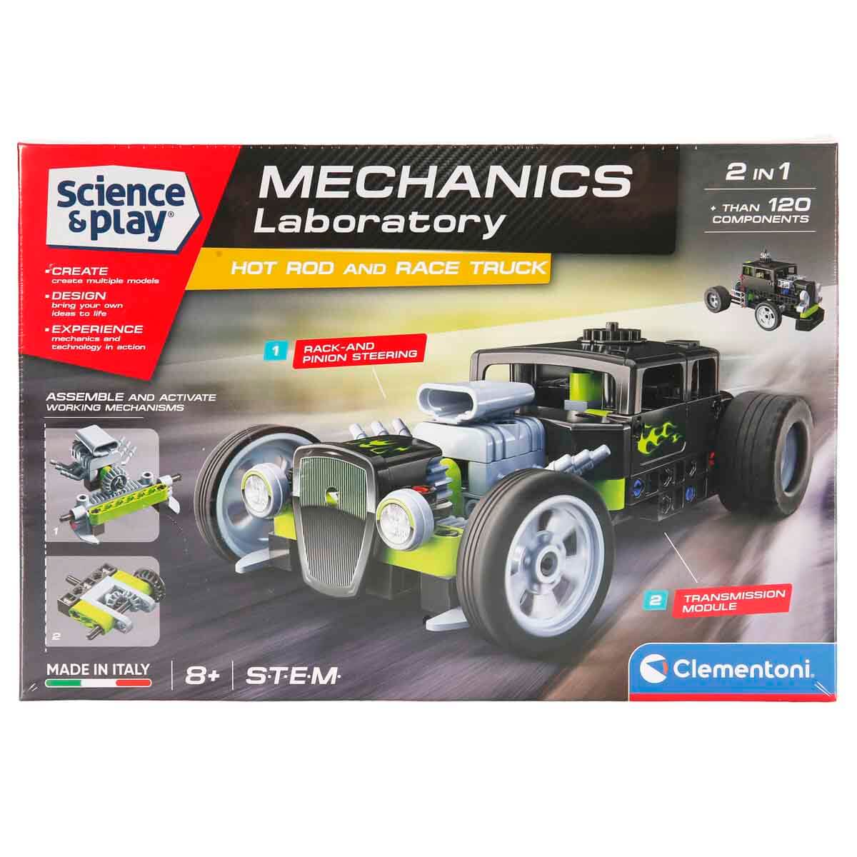 Clementoni Mekanik Laboratuvarı Hot Rod Race Truck