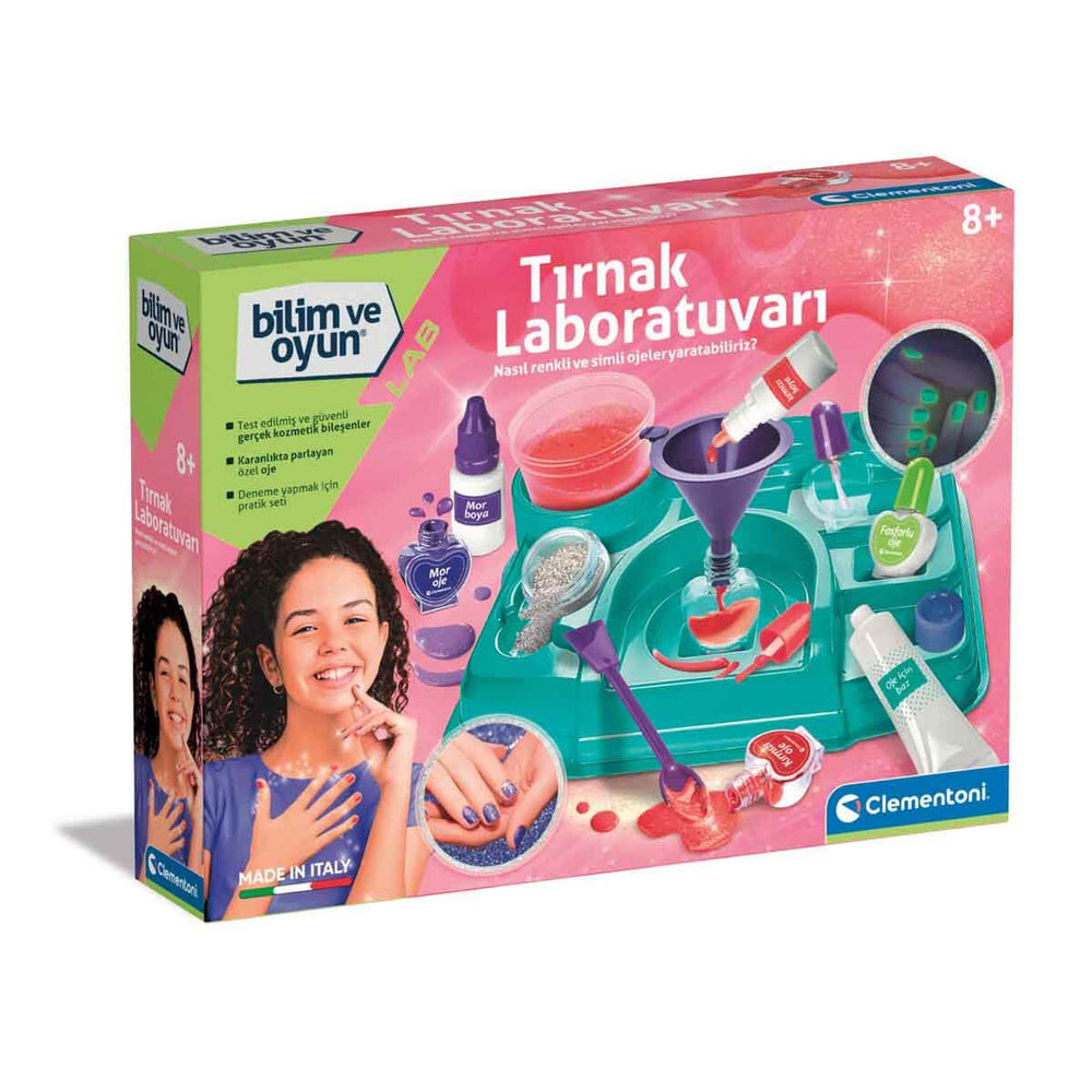 Clementoni Tırnak Laboratuvarı DIY Tasarım Seti