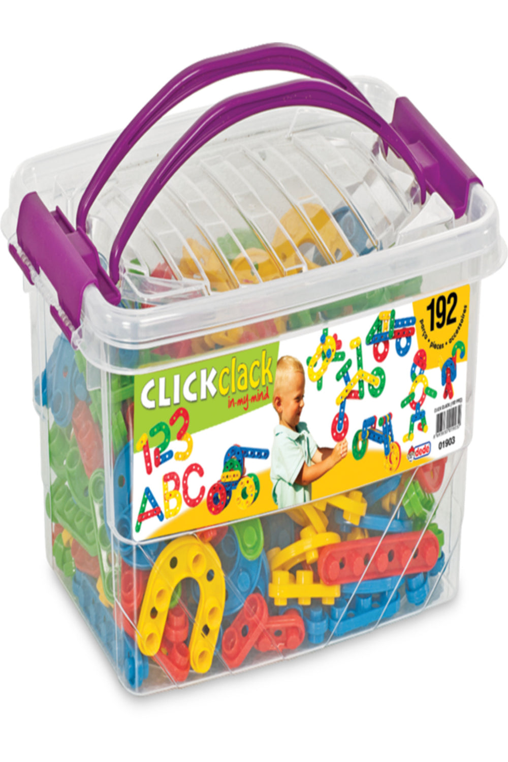 Click Clack Box Yapı Blok Seti 192 Parça