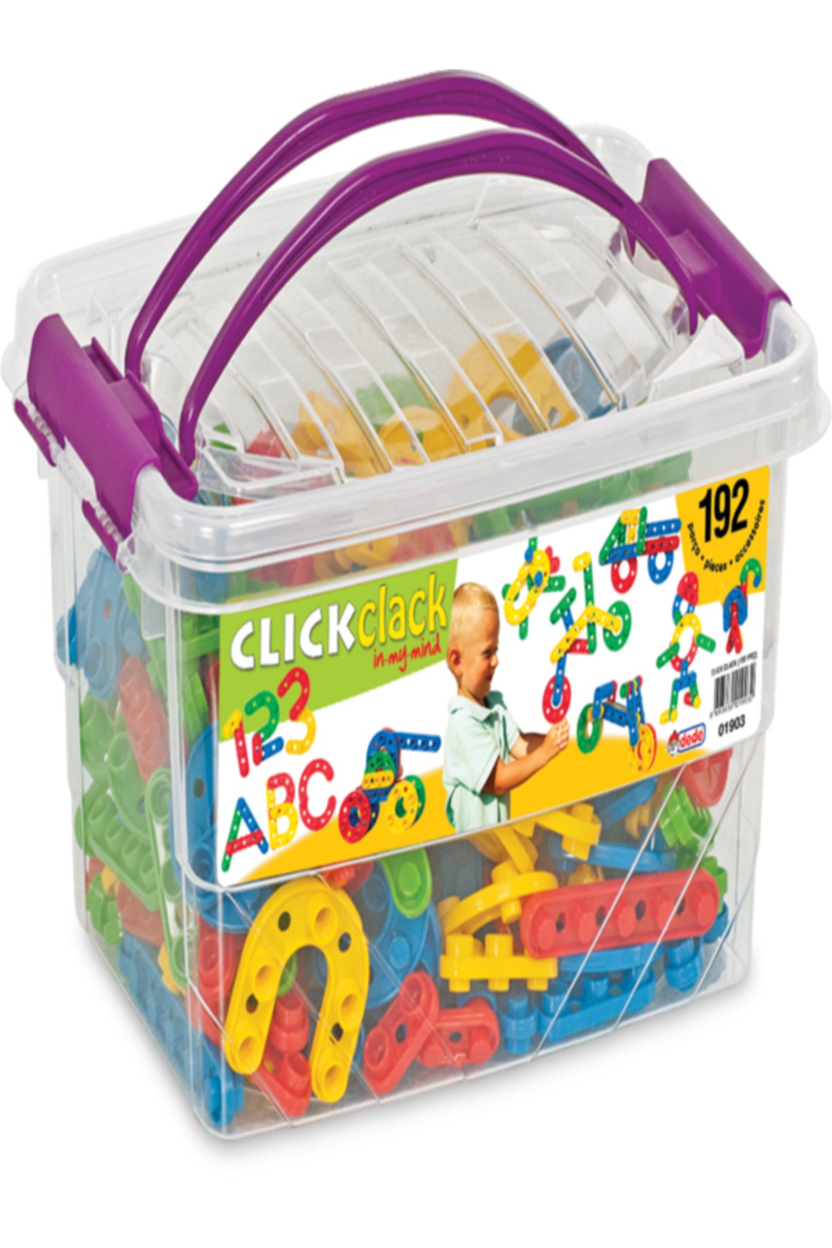 Click Clack Box Yapı Blok Seti 192 Parça