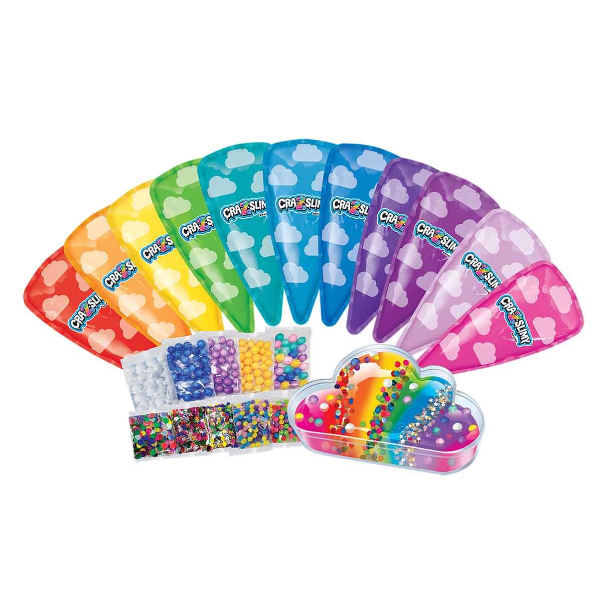 Cra Z Slimy Deluxe Gökkuşağı Slime Yapım Seti