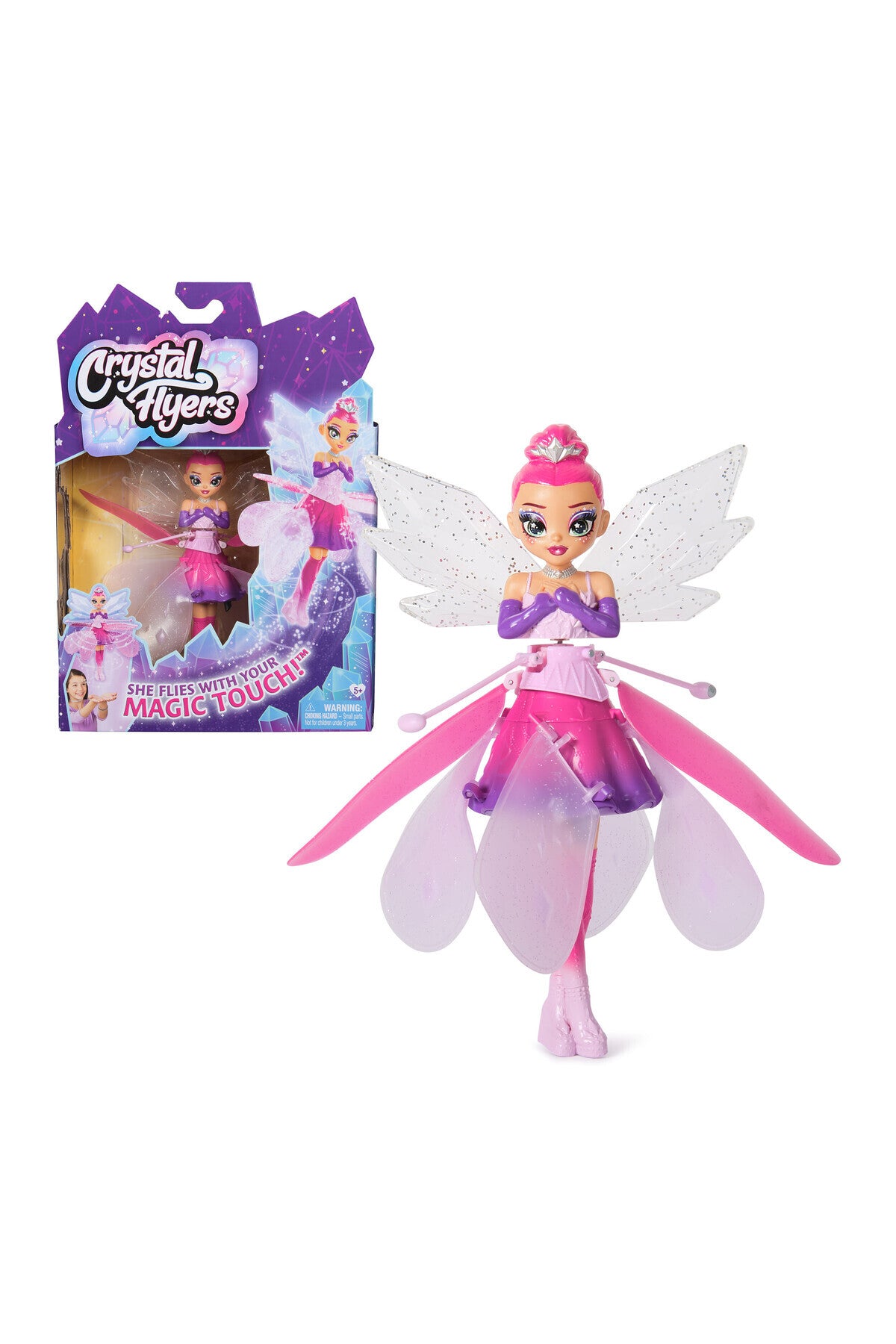 Crystal Flyers İnteraktif Sihirli Uçan Peri 15 cm