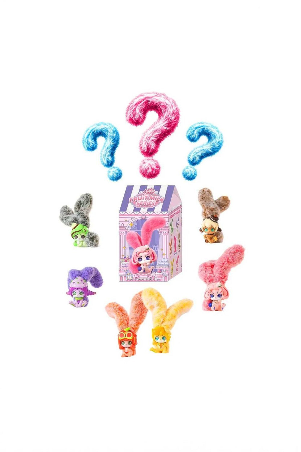 Cup Rabbits Sürpriz Peluş Fruit Milk Serisi
