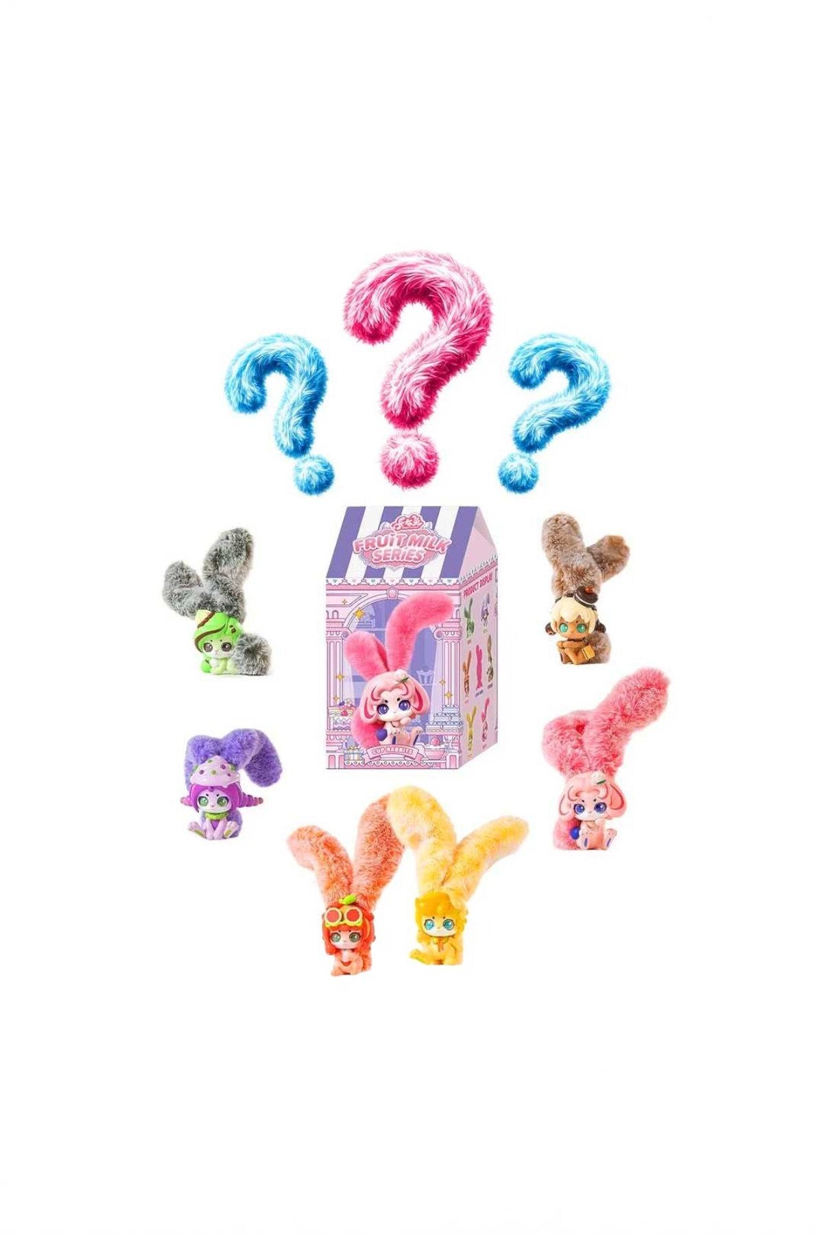 Cup Rabbits Sürpriz Peluş Fruit Milk Serisi