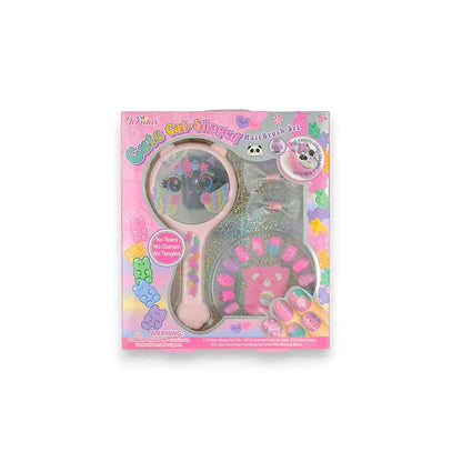 Cute Cat Shaped Hairbrush Tırnak Tasarım iSet