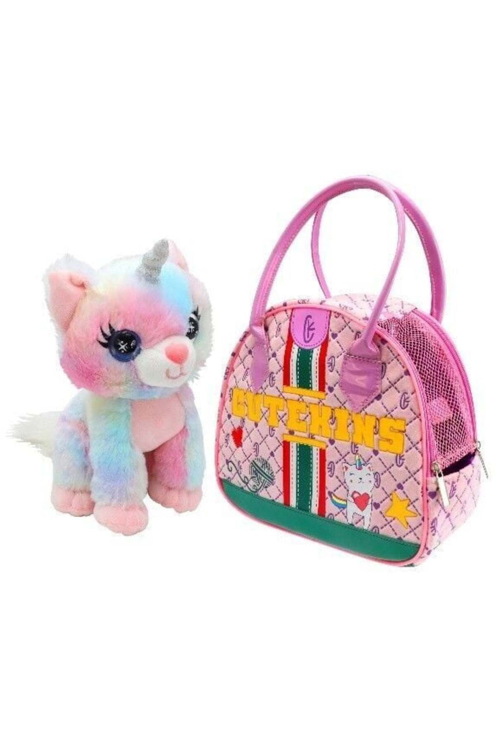 Cutekins Caticorn Peluş Taşıma Çantalı