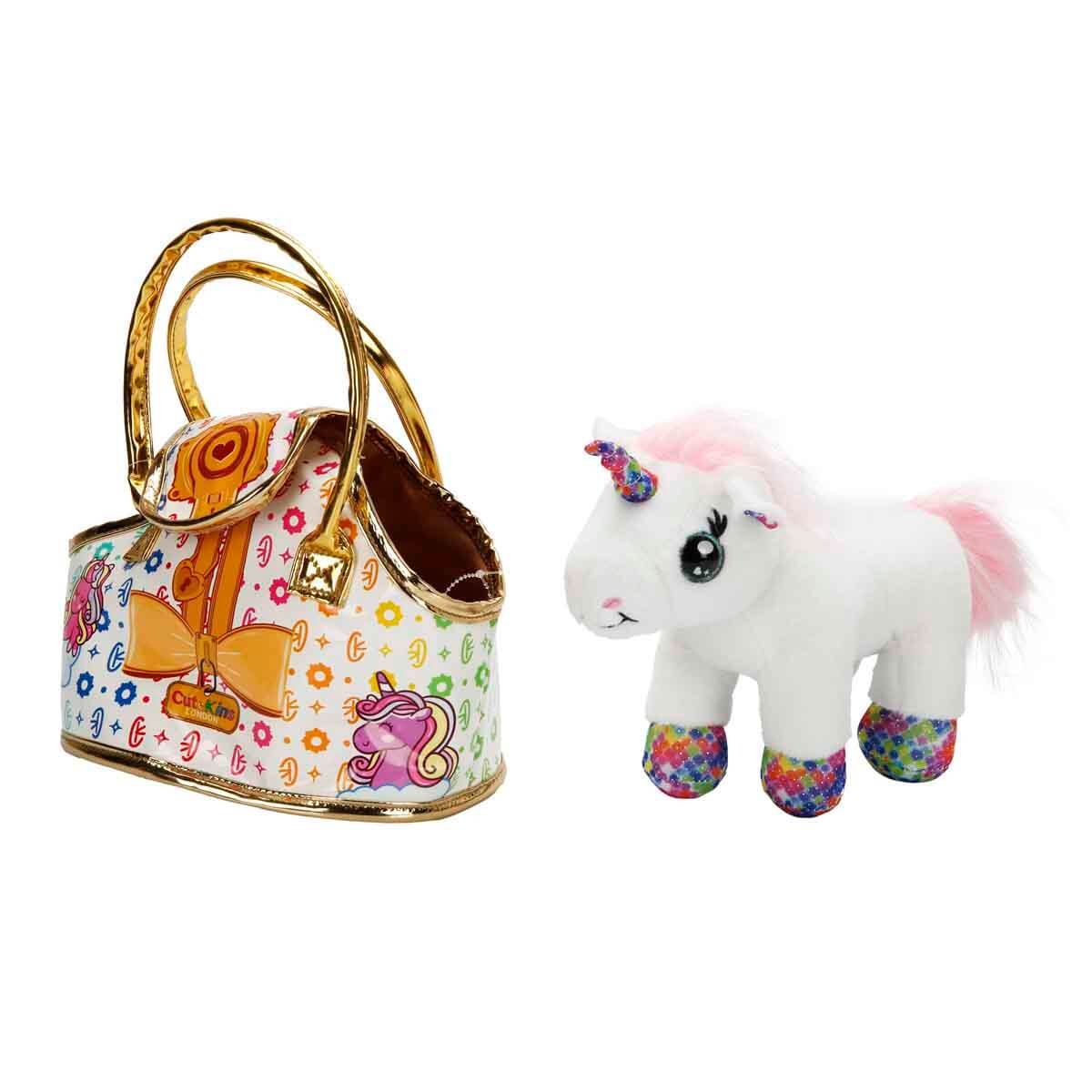 Cutekins Unicorn Lou Lou Peluş Taşıma Çantalı