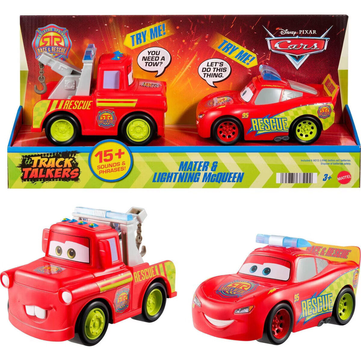 Disney Cars Konuşan 2'li Kurtarma Ekibi Araçları