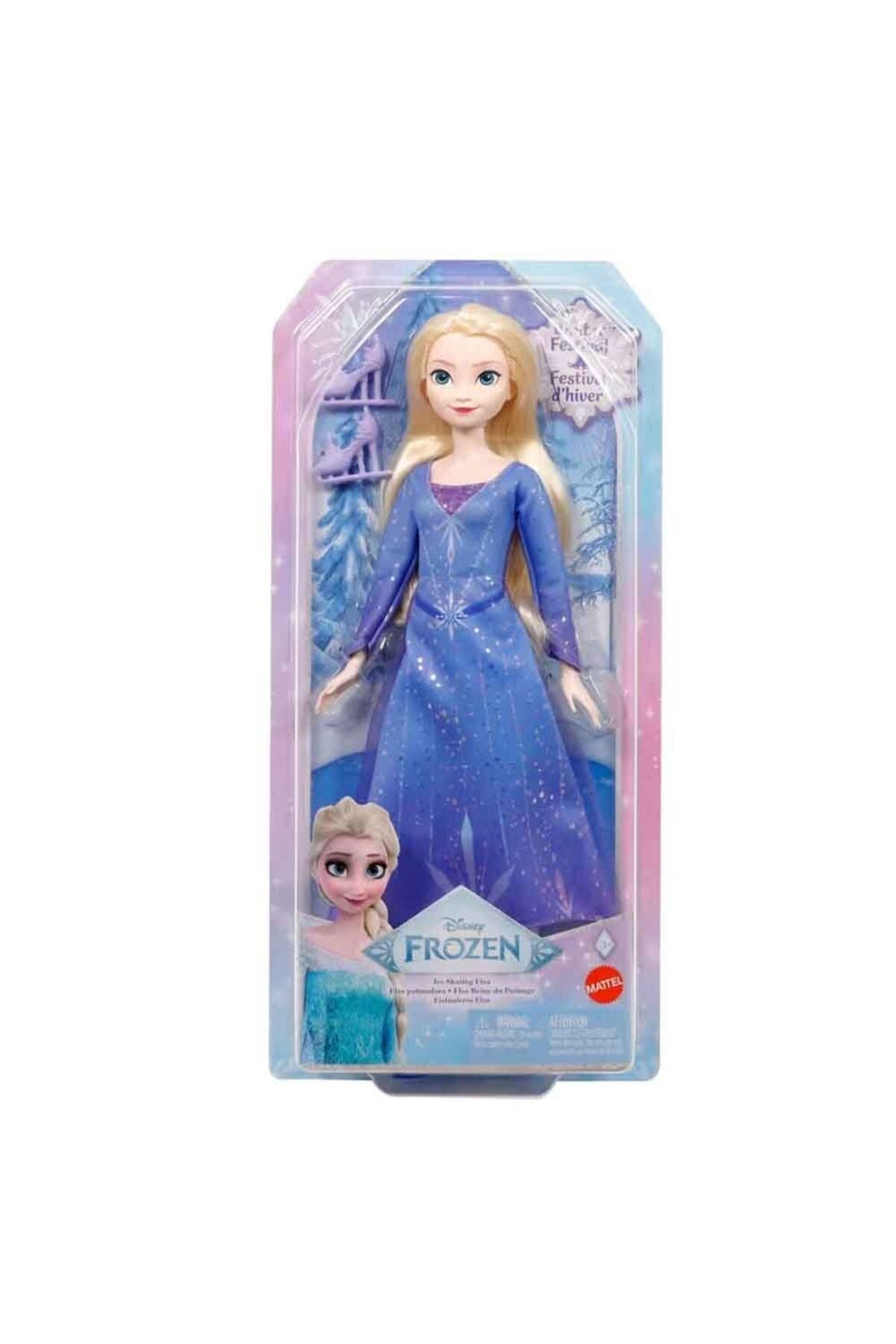 Disney Karlar Ülkesi Buz Pateni Temalı Elsa Bebek