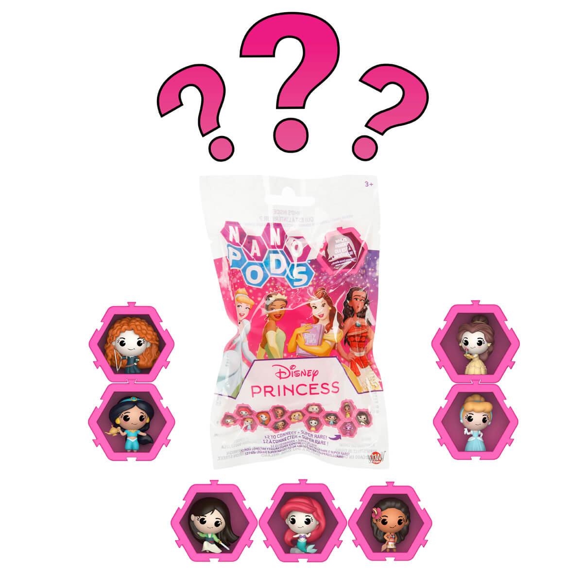 Disney Princess Nano Pods Figür Sürpriz Paket