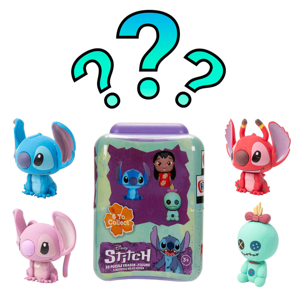 Disney Stitch Puzzle Silgi Sürpriz Paket 3 Boyutlu