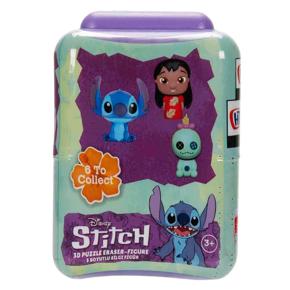 Disney Stitch Puzzle Silgi Sürpriz Paket 3 Boyutlu