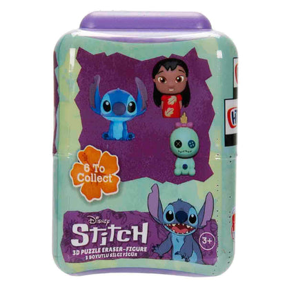 Disney Stitch Puzzle Silgi Sürpriz Paket 3 Boyutlu