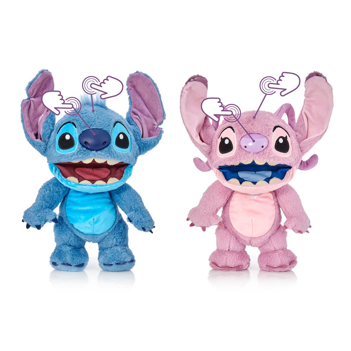 Disney Stitch ve Angel Elektronik Kukla 2li