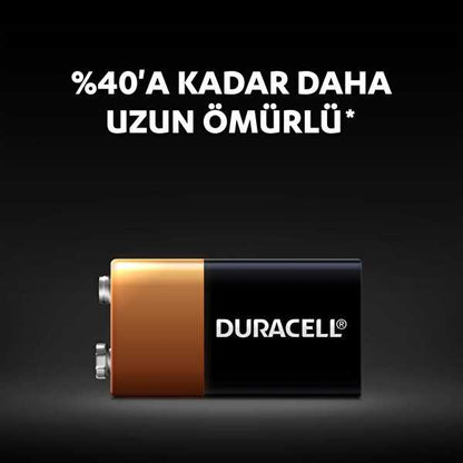 Duracell Basic 9 Volt Pil Tekli