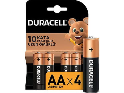 Duracell Basic Kalem Pil Aa 4lü
