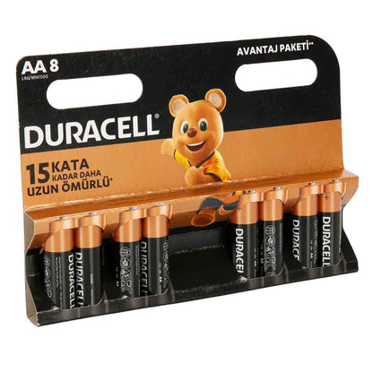 Duracell Basic Kalem Pil Aa 8li