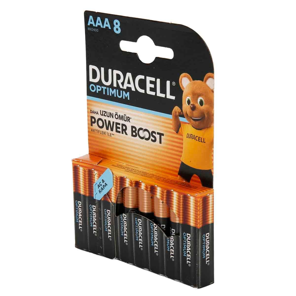 Duracell Optimum İnce Kalem Aaa 8li