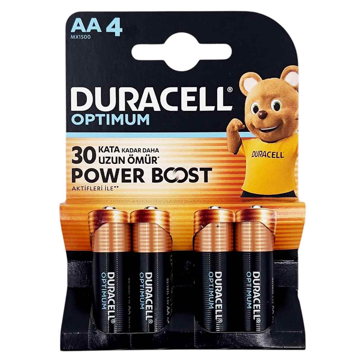 Duracell Optimum Kalın Kalem Aa 4lü