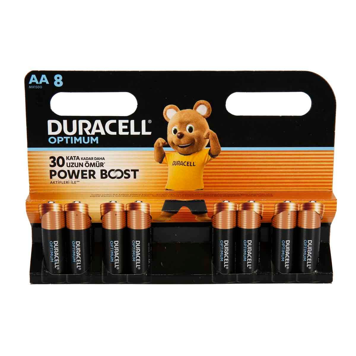 Duracell Optimum Kalın Kalem Aa 8li