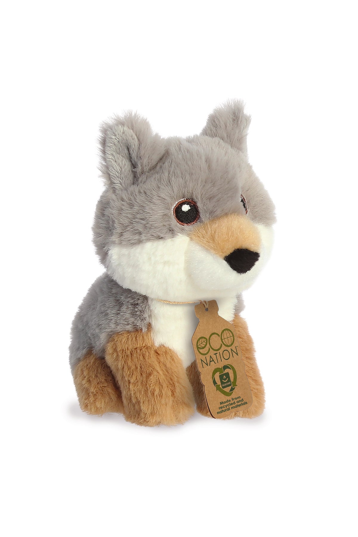 Eco Nation Mini Wolf Peluş 13 cm