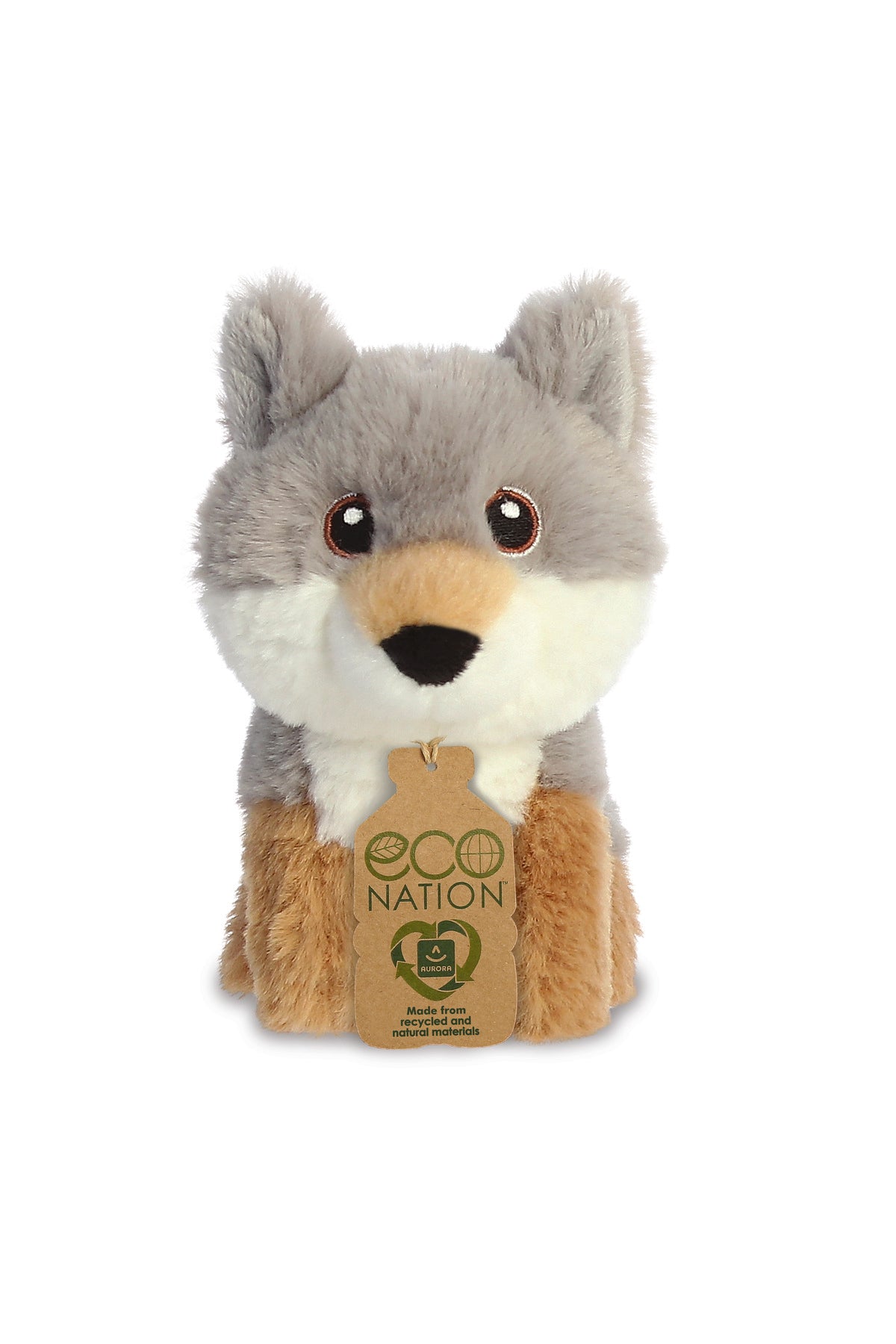 Eco Nation Mini Wolf Peluş 13 cm