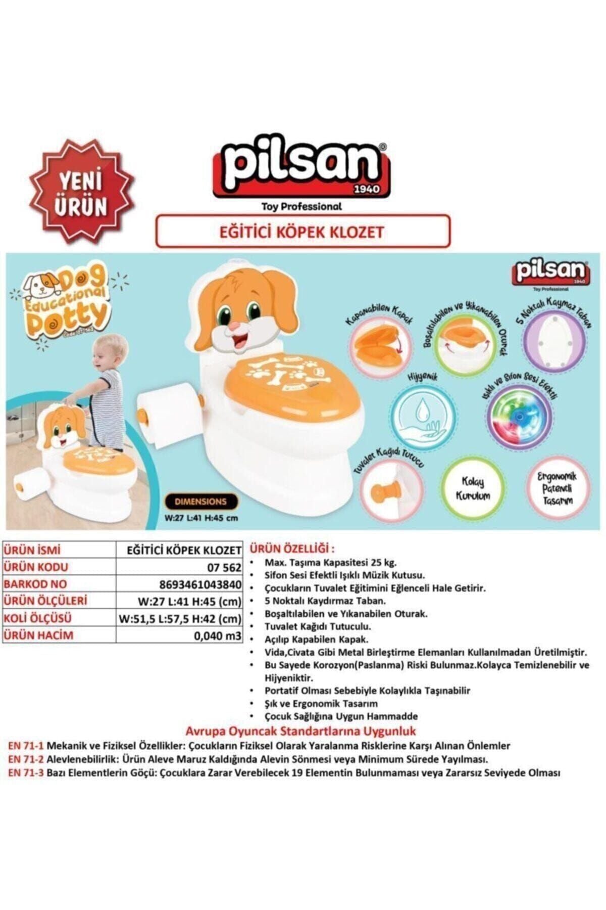 Eğitici Köpek Klozet Işıklı ve Müzikli
