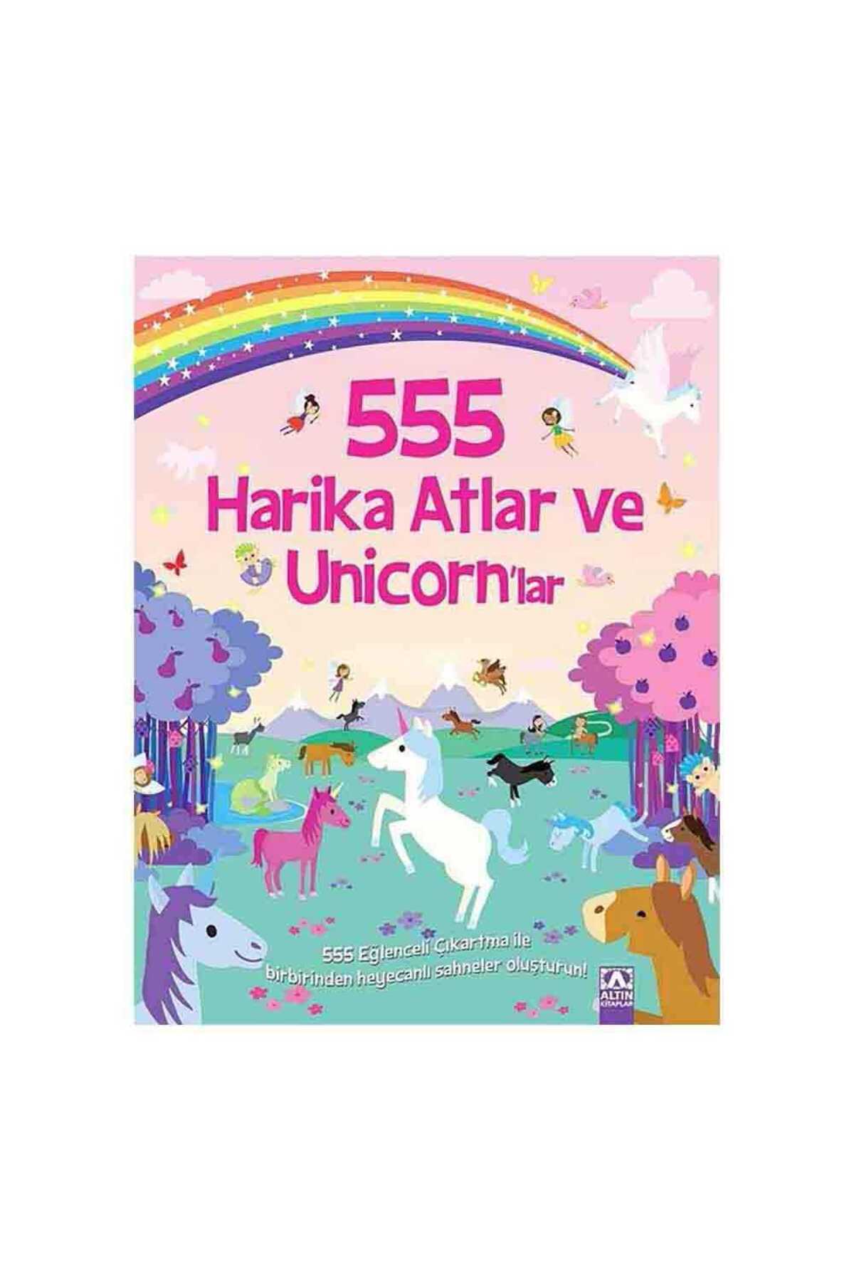Eğlenceli Çıkartma Kitabı Harika Atlar ve Unicorn
