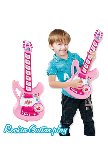 Elektronik Gitar Pembe 61 cm