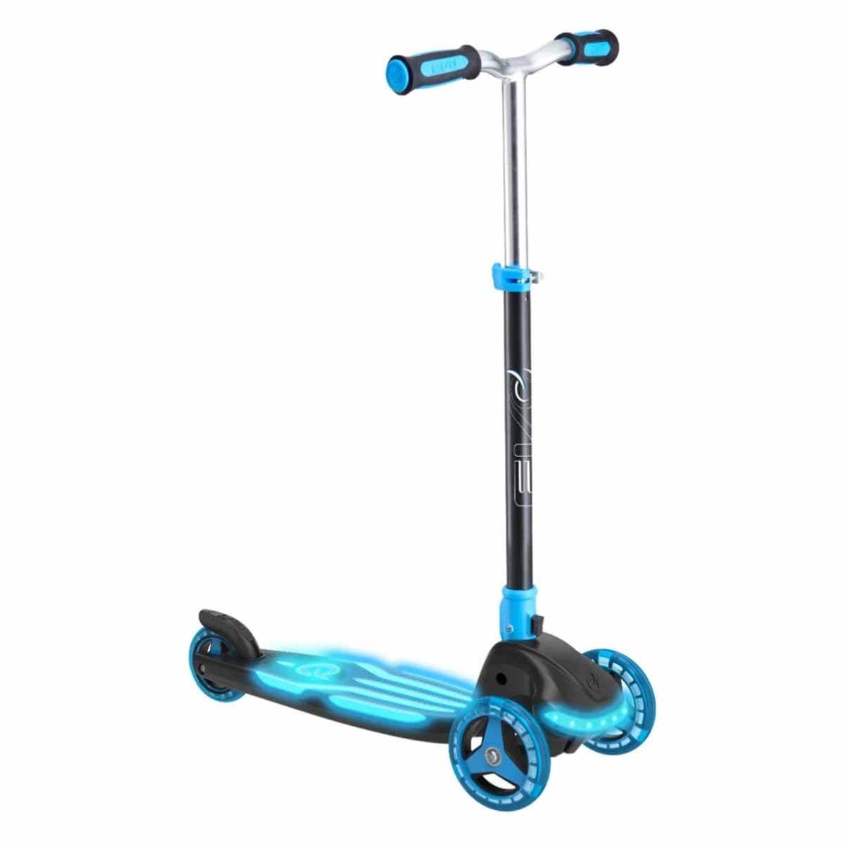 Evo Illuminate 3T Katlanabilir Işıklı Scooter Mavi