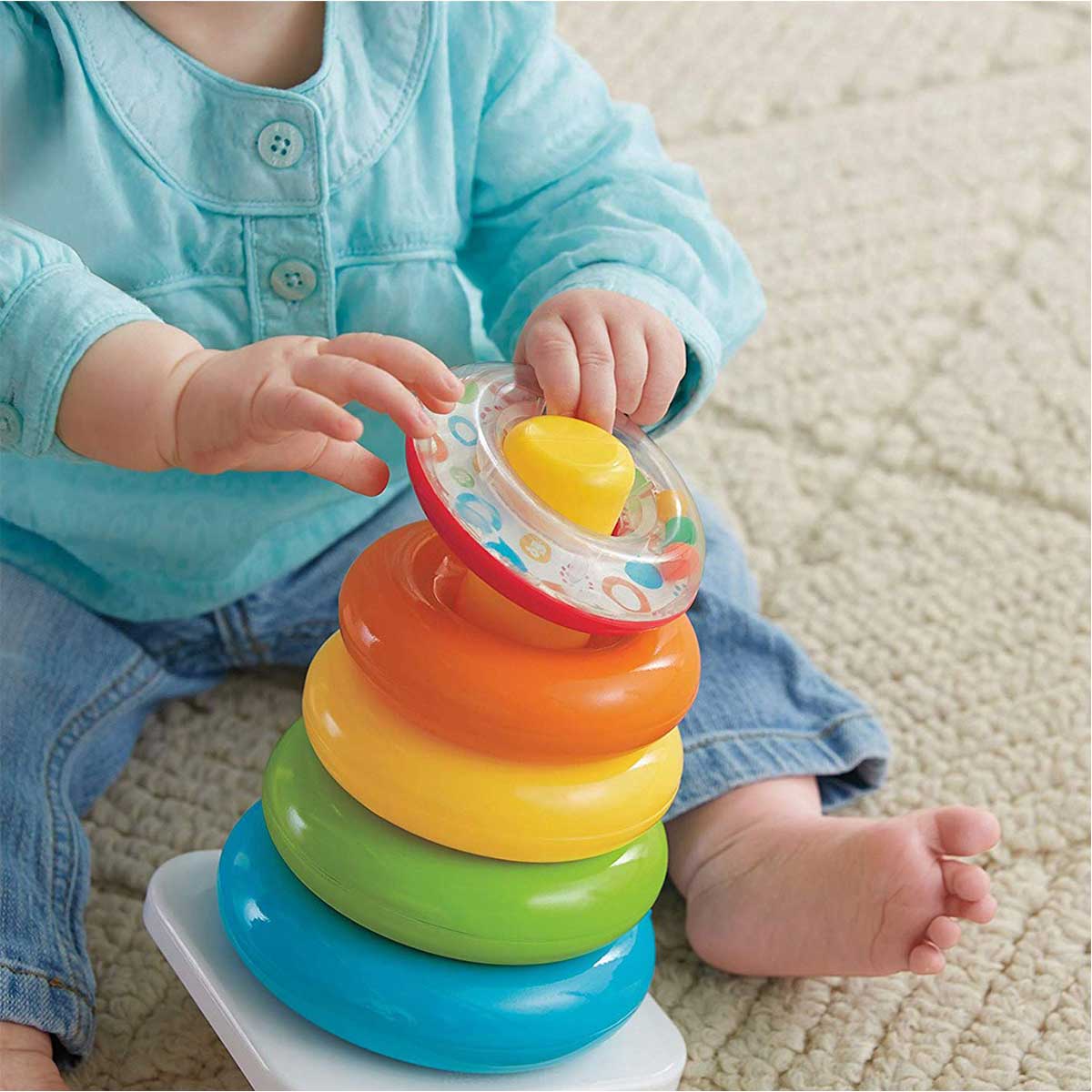 Fisher Price Doğa Dostu Renkli Halkalar
